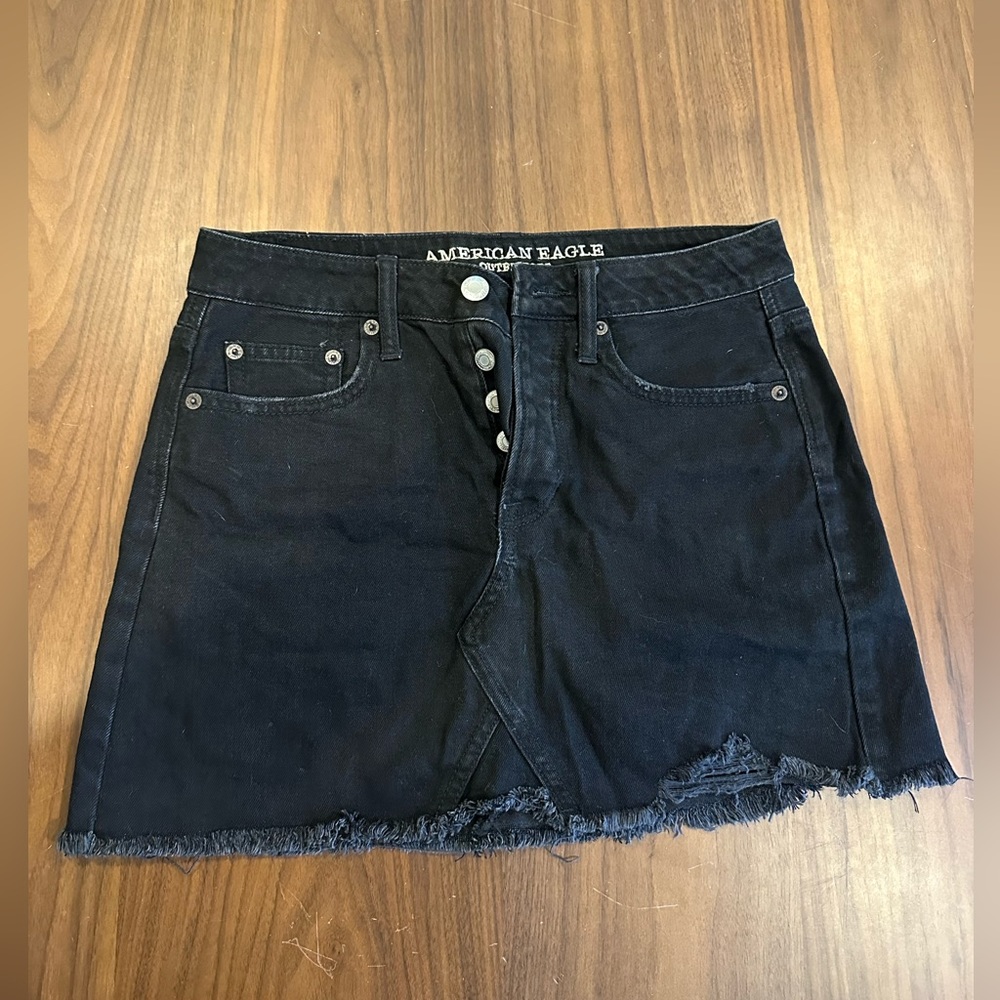 Black miniskirt